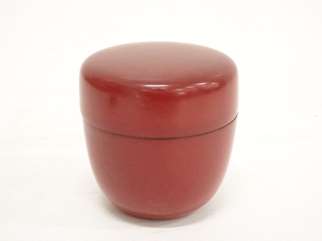 JAPANESE TEA CEREMONY / LACQUERED TEA CADDY / NATSUME